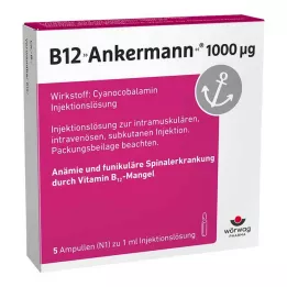 B12 ANKERMANN 1 000 μg Ampuller, 5X1 ml