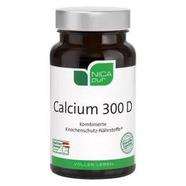 NICAPUR Kalcium 300 D kapslar, 60 kapslar