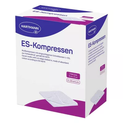 ES-KOMPRESSEN steril 5x5 cm 12x bulkförpackning, 5X20 st ES-KOMPRESSEN steril 5x5 cm 12x bulkförpackning, 5X20 st
