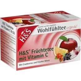 H&amp;S Frukt med C-vitamin filterpåse, 20X2,7 g
