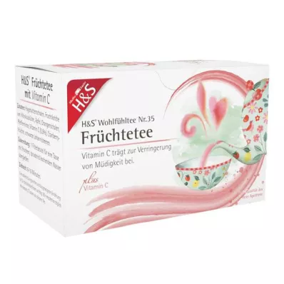 H&amp;S Frukt med C-vitamin filterpåse, 20X2,7 g