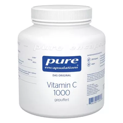 PURE ENCAPSULATIONS Vitamin C 1000 puffade kapslar, 250 st