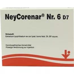 NEYCORENAR Nr.6 D 7 Ampuller, 5X2 ml