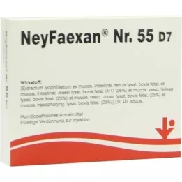 NEYFAEXAN Nr.55 D 7 Ampuller, 5X2 ml