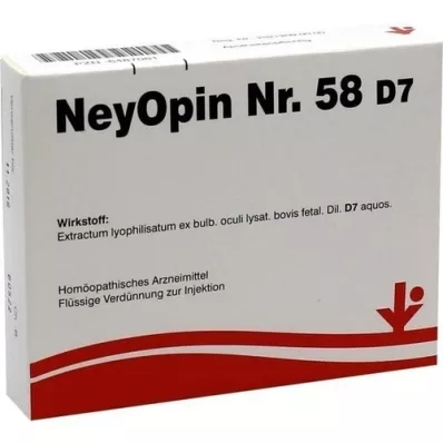 NEYOPIN Nr.58 D 7 Ampuller, 5X2 ml