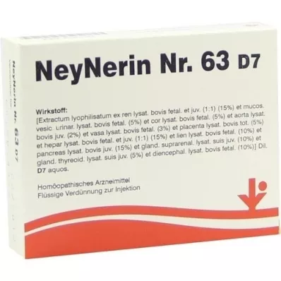 NEYNERIN Nr.63 D 7 Ampuller, 5X2 ml