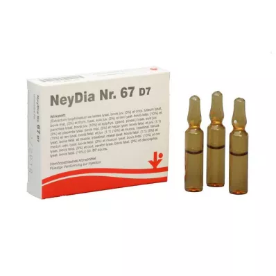 Neydia No.67 D 7 ampuller, 5X2 ml Neydia No.67 D 7 ampuller, 5X2 ml