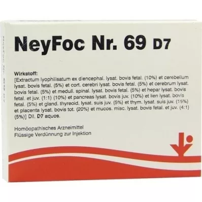 NEYFOC Nr.69 D 7 Ampuller, 5X2 ml