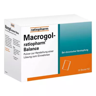 Macrogol ratiopharm Balanspulver för oral H.e. lösning, 30 st Macrogol ratiopharm Balanspulver för oral H.e. lösning, 30 st