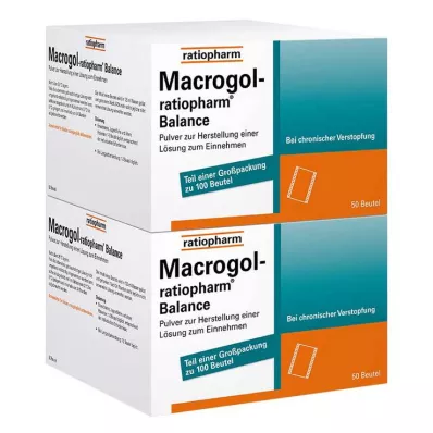 MACROGOL-ratiopharm Balans Plv.z.H.e.L.z.Einn., 100 st