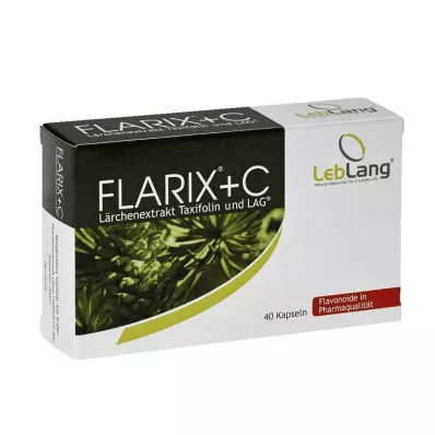FLARIX+C Taxifolin-kapslar med extrakt av lärk, 40 st FLARIX+C Taxifolin-kapslar med extrakt av lärk, 40 st