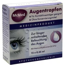 MCMED Ögondroppar, engångspipetter, 15X0,35 ml
