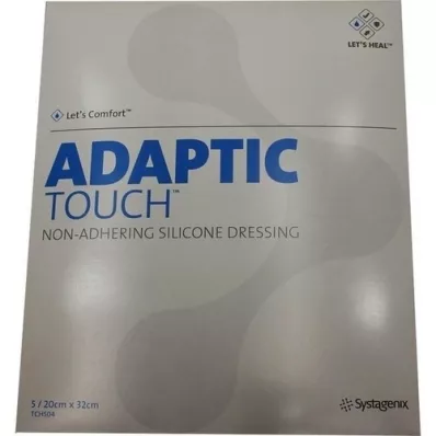 ADAPTIC Touch 20x32 cm icke självhäftande sårförband av silikon, 5 st