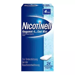 NICOTINELL Tuggummi Cool Mint 4 mg, 24 st