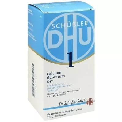 BIOCHEMIE DHU 1 Kalciumfluoratum D 12 tabletter, 420 st