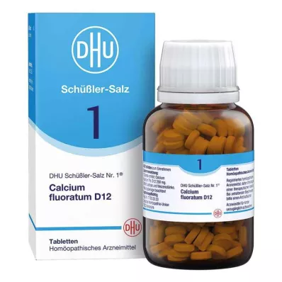 BIOCHEMIE DHU 1 Kalciumfluoratum D 12 tabletter, 420 st