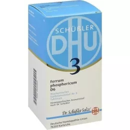 BIOCHEMIE DHU 3 Ferrum phosphoricum D 6 tabletter, 420 st