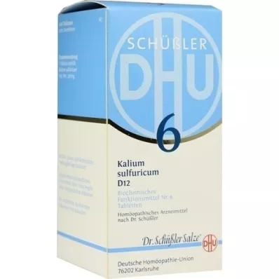 BIOCHEMIE DHU 6 Kalium sulphuricum D 12 tabletter, 420 st