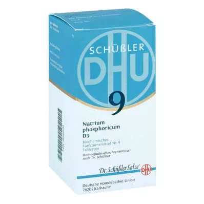 BIOCHEMIE DHU 9 Natrium phosphoricum D 3 tabletter, 420 st BIOCHEMIE DHU 9 Natrium phosphoricum D 3 tabletter, 420 st