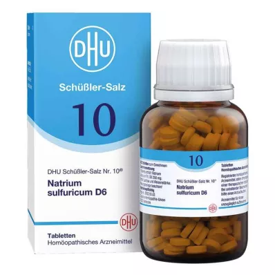 BIOCHEMIE DHU 10 Natrium sulfuricum D 6 tabletter, 420 st