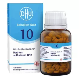 BIOCHEMIE DHU 10 Natrium sulfuricum D 12 tabletter, 420 st