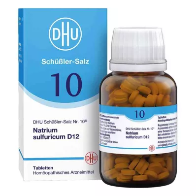 BIOCHEMIE DHU 10 Natrium sulfuricum D 12 tabletter, 420 st