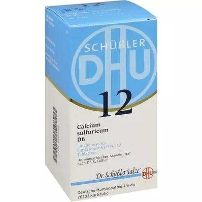 BIOCHEMIE DHU 12 Calcium sulphuricum D 6 tabletter, 420 st