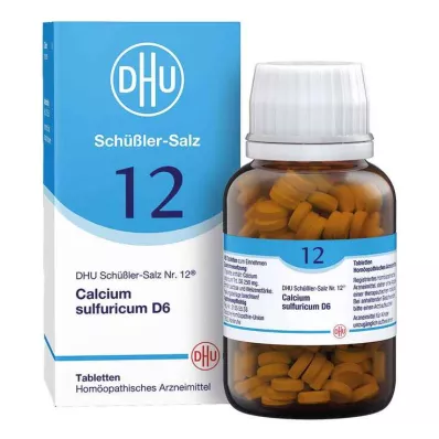 BIOCHEMIE DHU 12 Calcium sulphuricum D 6 tabletter, 420 st