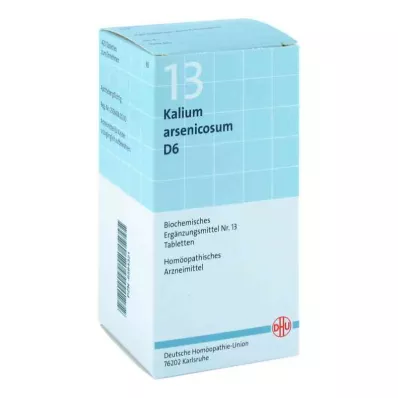 BIOCHEMIE DHU 13 Kalium arsenicosum D 6 tabletter, 420 st BIOCHEMIE DHU 13 Kalium arsenicosum D 6 tabletter, 420 st