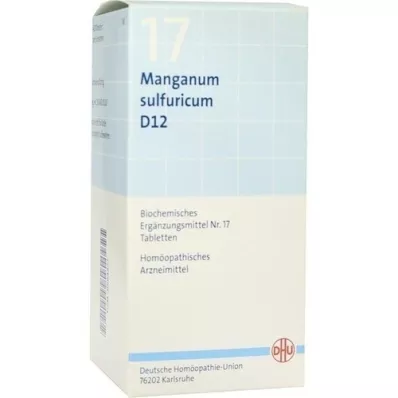 BIOCHEMIE DHU 17 Manganum sulphuricum D 12 tbl, 420 st