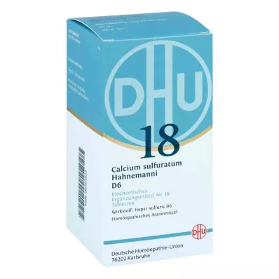 BIOCHEMIE DHU 18 Calcium sulphuratum D 6 tabletter, 420 st