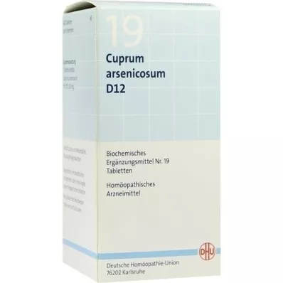 BIOCHEMIE DHU 19 Cuprum arsenicosum D 12 tabletter, 420 pc