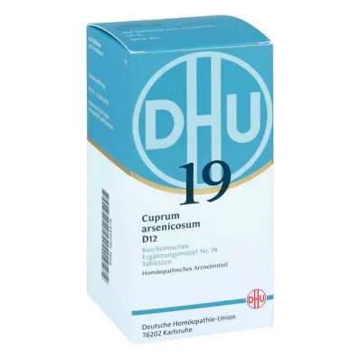 BIOCHEMIE DHU 19 Cuprum arsenicosum D 12 tabletter, 420 pc