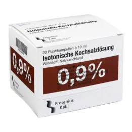 KOCHSALZLÖSUNG 0,9% Pl.Fresenius injektionsvätska, lösning, 20X10 ml