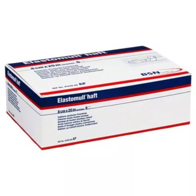 ELASTOMULL självhäftande 8 cmx20 m fixeringsbandage, 6 st