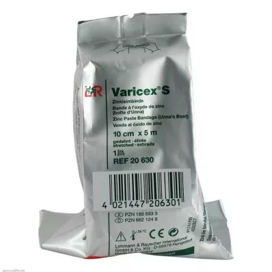VARICEX S Zinkpasta bandage 10 cmx5 m, 1 st