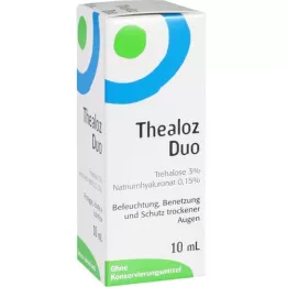 THEALOZ Duo ögondroppar, 10 ml