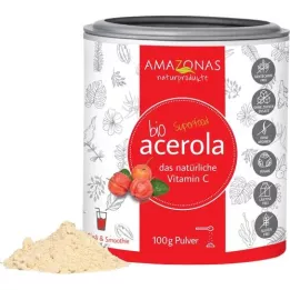ACEROLA 100% organiskt rent naturligt Vit.C-pulver, 100 g