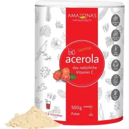 ACEROLA 100% organiskt rent naturligt Vit.C-pulver, 500 g
