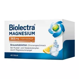 BIOLECTRA Magnesium 365 mg fortissimum citron, 40 st