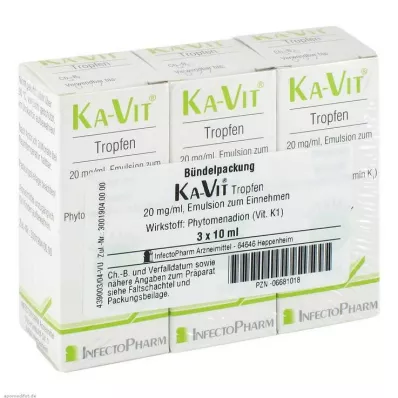 KA VIT Droppar, 3X10 ml KA VIT Droppar, 3X10 ml