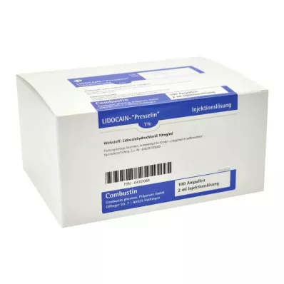 LIDOCAIN PRESSELIN 1% injektionsvätska, lösning, 50X2 ml