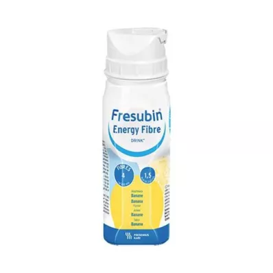 FRESUBIN ENERGY Fiber DRINK Banan Dryckesflaska, 4X200 ml