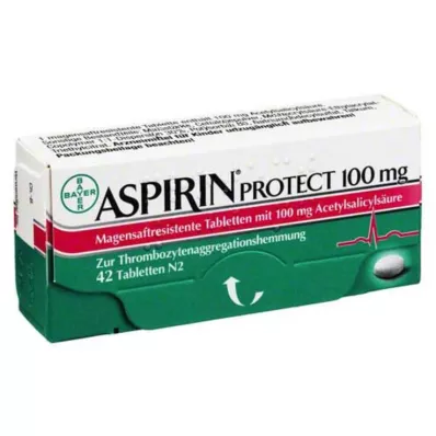ASPIRIN Protect 100 mg enterotabletter, 42 st ASPIRIN Protect 100 mg enterotabletter, 42 st