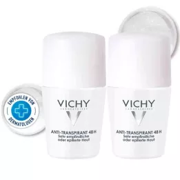 VICHY DEO Roll-on Sensitiv Antitrans.48h dubbel p., 2X50 ml