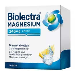 BIOLECTRA Magnesium 243 mg forte Citron Br. tbl, 20 st