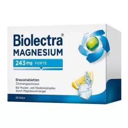 BIOLECTRA Magnesium 243 mg forte Citron Br. tbl, 60 st