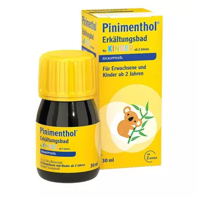 PINIMENTHOL Kallt bad för barn från 2 år Eukalyptus, 30 ml PINIMENTHOL Kallt bad för barn från 2 år Eukalyptus, 30 ml
