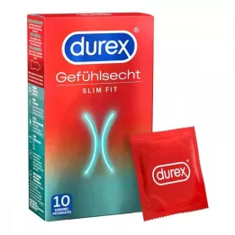 DUREX Sensitive Slim Fit kondomer, 10 st