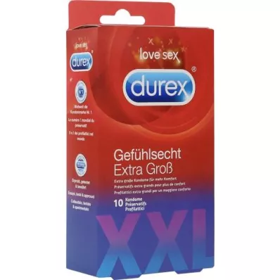 DUREX Sensitive extra stora kondomer, 10 st